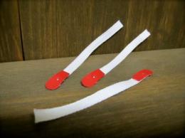 #260-11WHITE ブライドルテープ白/Bridle straps,white