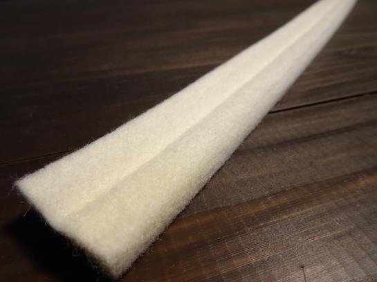 #261-18F/STITCH GPダンパーフェルト平止 ステッチ入り/GP Damper Felt,Treble(Flat) W/Stitch