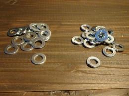 #260-1W ワッシャーセット(各20個入り)アクションボルト用/Washers for action bolt