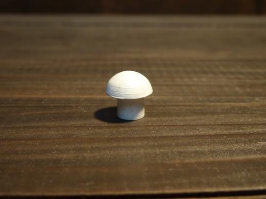 #271-8WHITE ゴムボタン #8 白(10個入り)/Rubber button(Per 10)