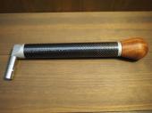 #4CB カーボンチューニングハンマーボール型/Walnut ball handle carbon tuning hammer