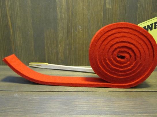 #27I ロングミュート/Muting felt 5.0tX25wX1.250L