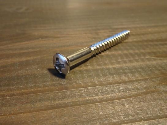 プレッシャーバーのネジNi丸皿木5.1Φ58mm/Pressure bar screw