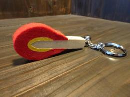 #RKC ハンマーヘッドキーチェーン赤/Keychain,Red Hammer Head
