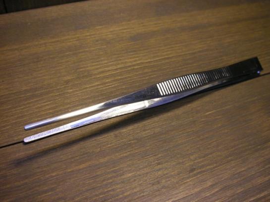 #191S ピンセット直　150mm/Pincette straight,150mm