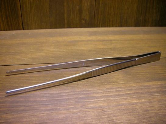 #191M ピンセット直　180mm/Pincette straight,180mm