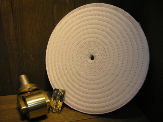 #248-3 金属磨き用バフ(ウェザー3分目)250ΦX35枚合わせ