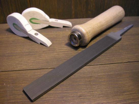 #270C GPハンマーテイル加工ファイル/Hammer checkering file