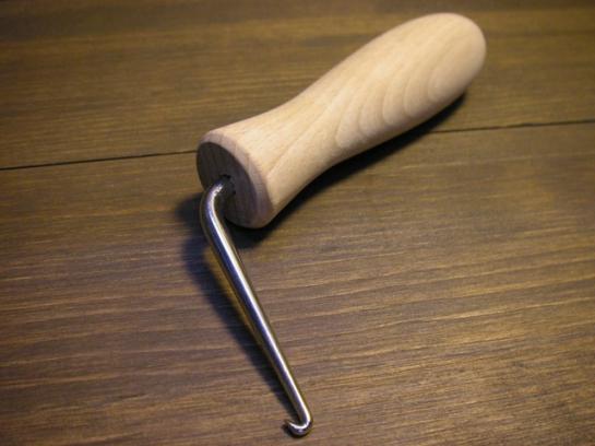 #127 ワイヤーコキ上げ S型/Stringing hook S type