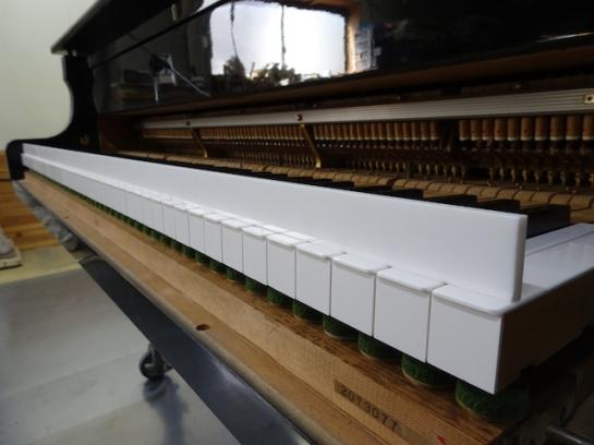 #42L アクリルナラシ定規　ロング 193g 5tx25wx1230mm/Acrylic Key Flat Gauge,Long Version