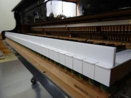 #42L アクリルナラシ定規　ロング 193g 5tx25wx1230mm/Acrylic Key Flat Gauge,Long Version