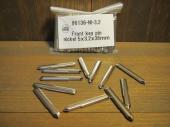 #6136-NI-3.2 フロントキーピン　ニッケル/Front key pin,nickel 5x3.2x38mm