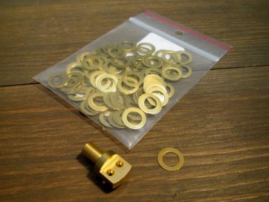 #349-W03　アグラフワッシャー0.3mm(100枚入)/Agraffe Washer 0.3mm (100pcs/bag)