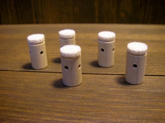 #261-7-17 GPレギュレチングボタン(クロス付)/ GP Regulating button w/cloth 10ΦX17mm