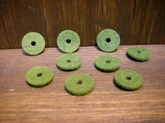 #268-OLIVE フレームパンチング　オリーブ/Frame punching olive