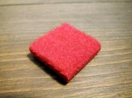 #301SW ペダル窓クロス エンジ/Pedal cushion cloth wine red 7.0tx26x24