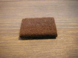 #301LB ペダル窓クロス茶/Pedal cushion cloth brown 7.0tx35x25
