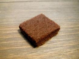 #301SB ペダル窓クロス茶/Pedal cushion cloth brown 7.0tx26x24