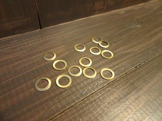 #349-W04S アグラフワッシャー 0.4mm(1枚単位)/Agraffe washer 0.4mm(pc)