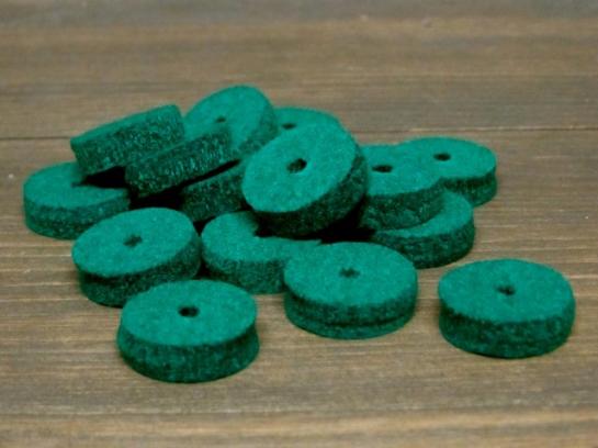 #260-59Y21 UPフロントニードルパンチングクロス 緑/ UP Front rail punching cloth(Green) 6.5tX21Φ