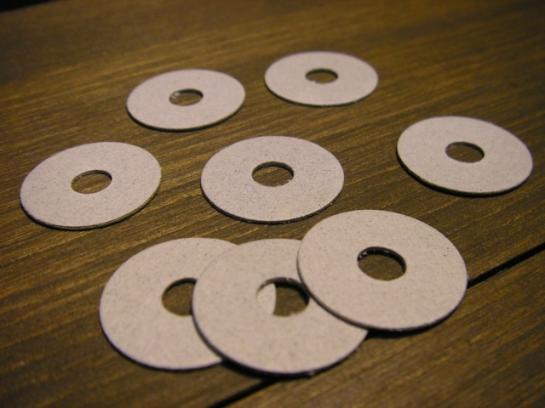 #F5 紙パンチングF5(100枚入)/Paper punching(100pcs)  0.75tX20Φ 灰色