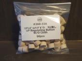 #260-33A UPレギュレチングボタン クロス無し(90個入り)/UP Regulating Button W/O Cloth