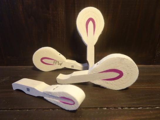 #261-1FFW-C GPハンマーヘッド "FFW"紫オールアンダー ウッド:CSB(穴無し)/GP Hammers "FFW" Purple Underfelt,Wood Form:CSB,W/O Hole YAMAHA C TYPE