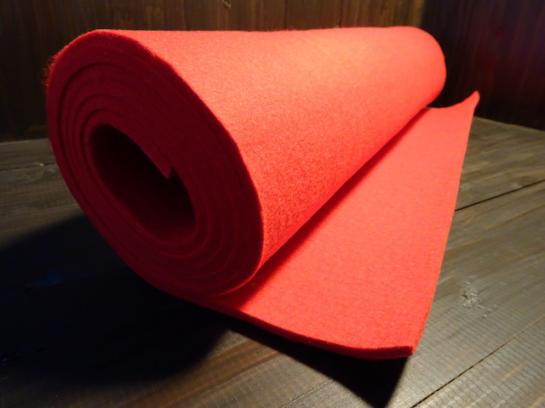 #274R-5.0-500 フェルト赤/Felt 5.0tX1.500wX500mm